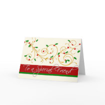 Christmas Card - Special Friend by SquirrelHugger Christmas Card - Special Friend