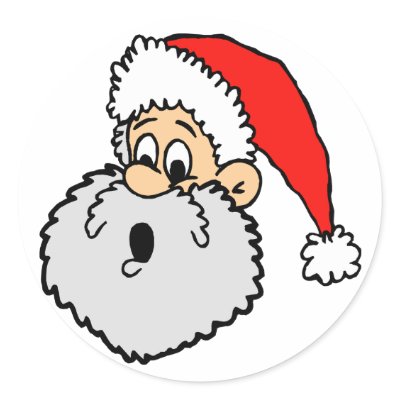Christmas Card Stickers by ChristmasStamps