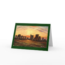 Christmas Card - Stonehenge by gregoryolney2 Christmas Card - Stonehenge