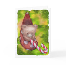 Christmas card - Teddy