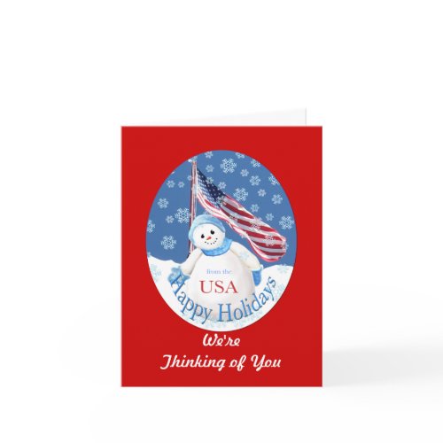 Christmas Card Thank You To Our Troops from Group card