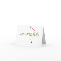Christmas card wish