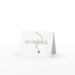Christmas card wish
