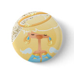 Christmas card with Blue Angel Button