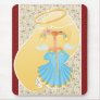 Christmas card with Blue Angel Mousepads