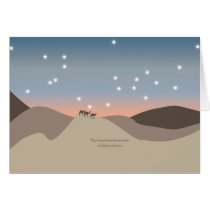 Christmas Card with Camels cards