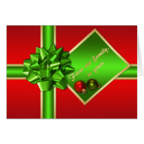 Christmas Card with Family Photo Insert