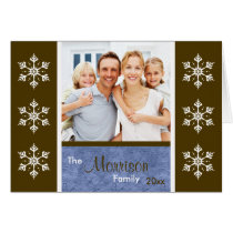 Christmas Card with Family Photo Insert
