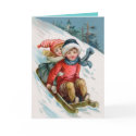 Christmas Card With Matching Postage