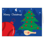 Christmas Card with tennis design