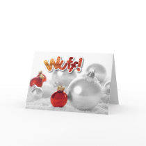 Christmas Card - Wuff