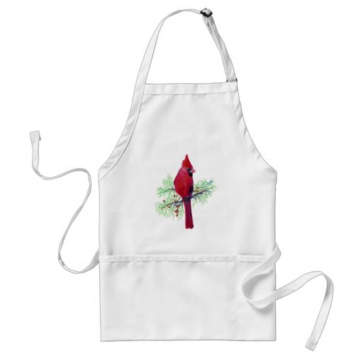 Christmas Cardinal Aprons