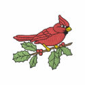 Christmas Cardinal embroidered shirts