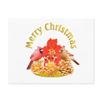 Christmas Cardinals postcards