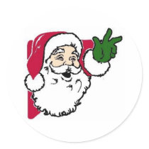 Christmas Cards Envelope Seals stickers