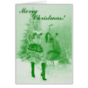 Christmas Cards - Naughty Elf Green by TastefulDesigns Christmas Cards - Naughty Elf Green