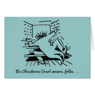 Christmas Carol Season card