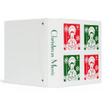 Christmas Caroler 3 Ring Binders