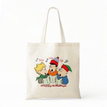 Christmas Carolers Canvas Bag