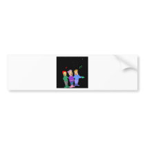 Christmas Carolers Bumper Sticker