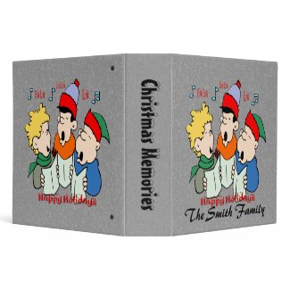 Christmas Carolers - Christmas Binder binder