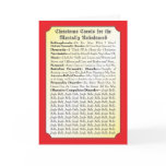 Christmas Carols For Everyone Funny Card