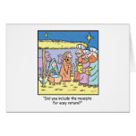 Christmas Cartoon Gift Receipts Cards