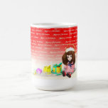 Christmas cartoon girl Mug mugs