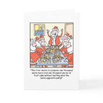 Christmas Cartoon Santa Apprenticeship Cards
