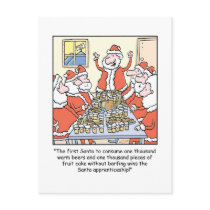 Christmas Cartoon Santa Apprenticeship Post Cards