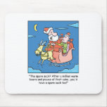 Christmas Cartoon Santa Claus Sick Mousepad