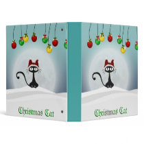 Christmas Cat Avery Binder