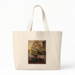 Christmas Cat Canvas Bag