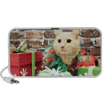 Christmas - Cat - Casillas iPhone Speaker