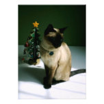 Christmas Cat Custom Invites