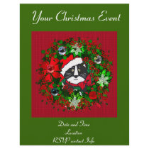 Christmas Cat Full Color Flyer