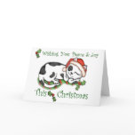 Christmas Cat Greeting Card