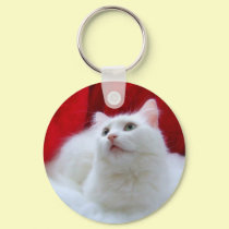 Christmas Cat keychains by JCatGarden Christmas Cat keychains