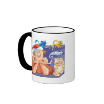 Christmas Cat Lady mugs