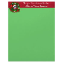 Christmas Cat Customized Letterhead