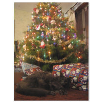 Christmas Cat Customized Letterhead