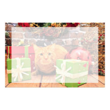 Christmas - Cat - Morris Stationery Paper