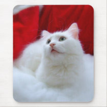 Christmas Cat mousepads by JCatGarden Christmas Cat mousepads