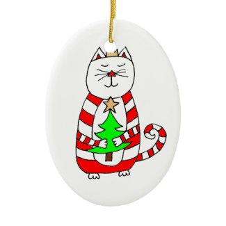 Christmas Cat ornament