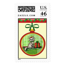 Christmas Cat Ornament Stamp