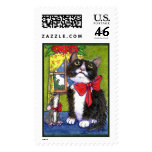 Christmas Cat Postage by Ann Howard postage