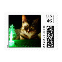 Christmas cat stamp by TheImagePlant Christmas cat stamp
