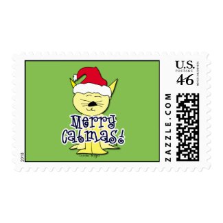 Christmas Cat Stamps stamp