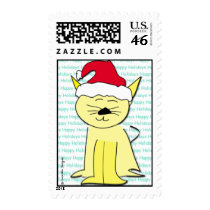 Christmas Cat Stamps