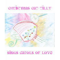 CHRISTMAS CAT TILLY t-shirts
